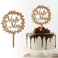 thumbnail image 1 of JJKBVCLO Cake Topper Wedding Cake Picks Wedding Cake Picks And Toppers Wooden Cake Topper, 1 of 1