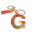 thumbnail image 2 of Key Chain 26 Letters Fruit Pattern Women Compact Long Lasting Key Ring Bag Decoration, 2 of 8