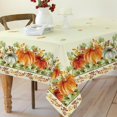 thumbnail image 2 of Nappe d'Automne, Nappe Citrouille d'Automne Imperméable, Récolte d'Automne Action de Grâce Décoration de Table de Cuisine pour Salle à Manger Fête des Fêtes Rectangle 60x84 Pouces, 2 of 5