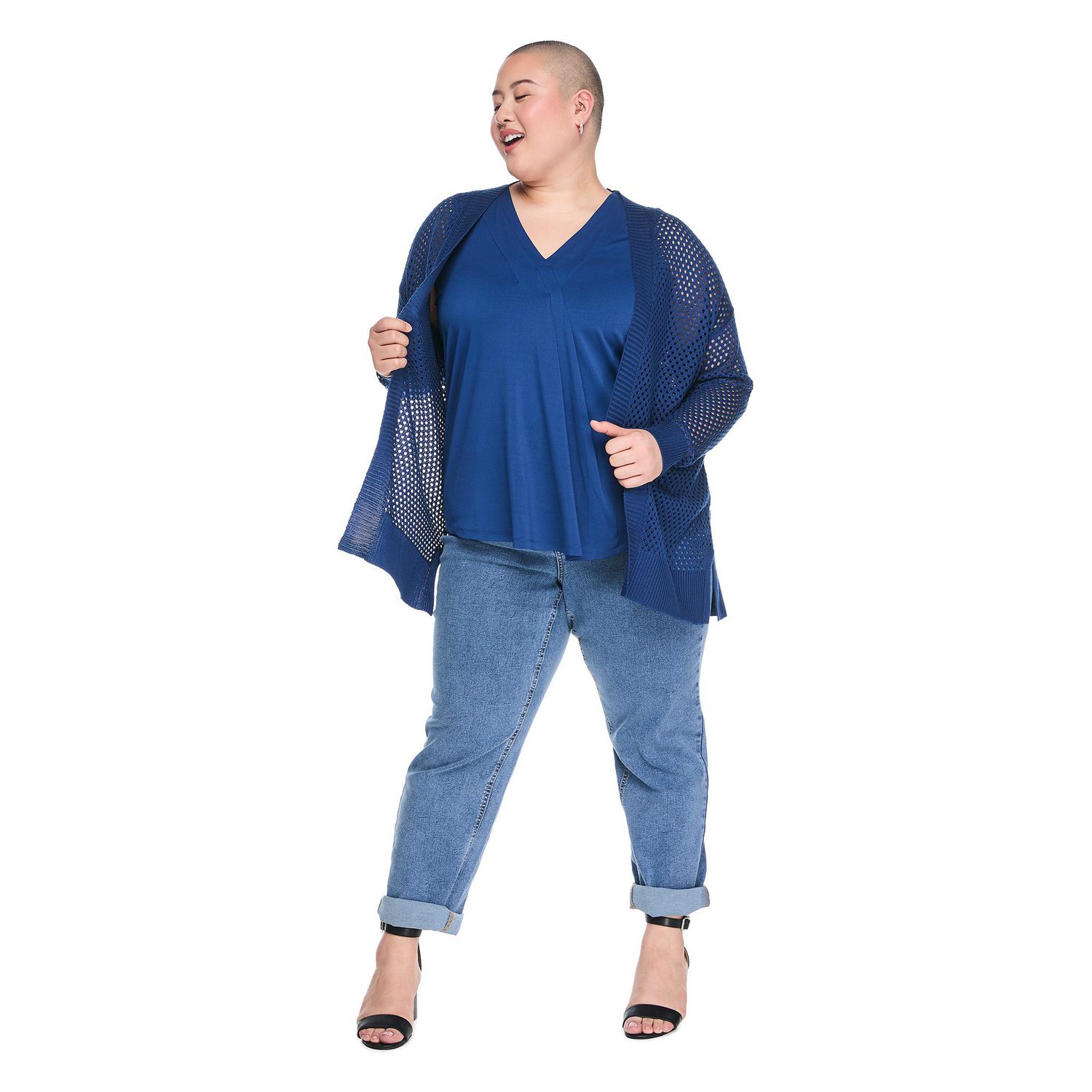 Cardigan en tricot Lane Bryant Plus pour femmes