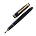 thumbnail image 4 of Pilot Falcon Stylo Plume, Noir avec Accents Dorés, Plume Grand Douce (60352), 4 of 11