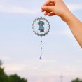 thumbnail image 2 of Yeacher DIY Wind Chime Animal Pattern Drill Diamond Embroidery Kit DIY Home Hanging Decoration, 2 of 8