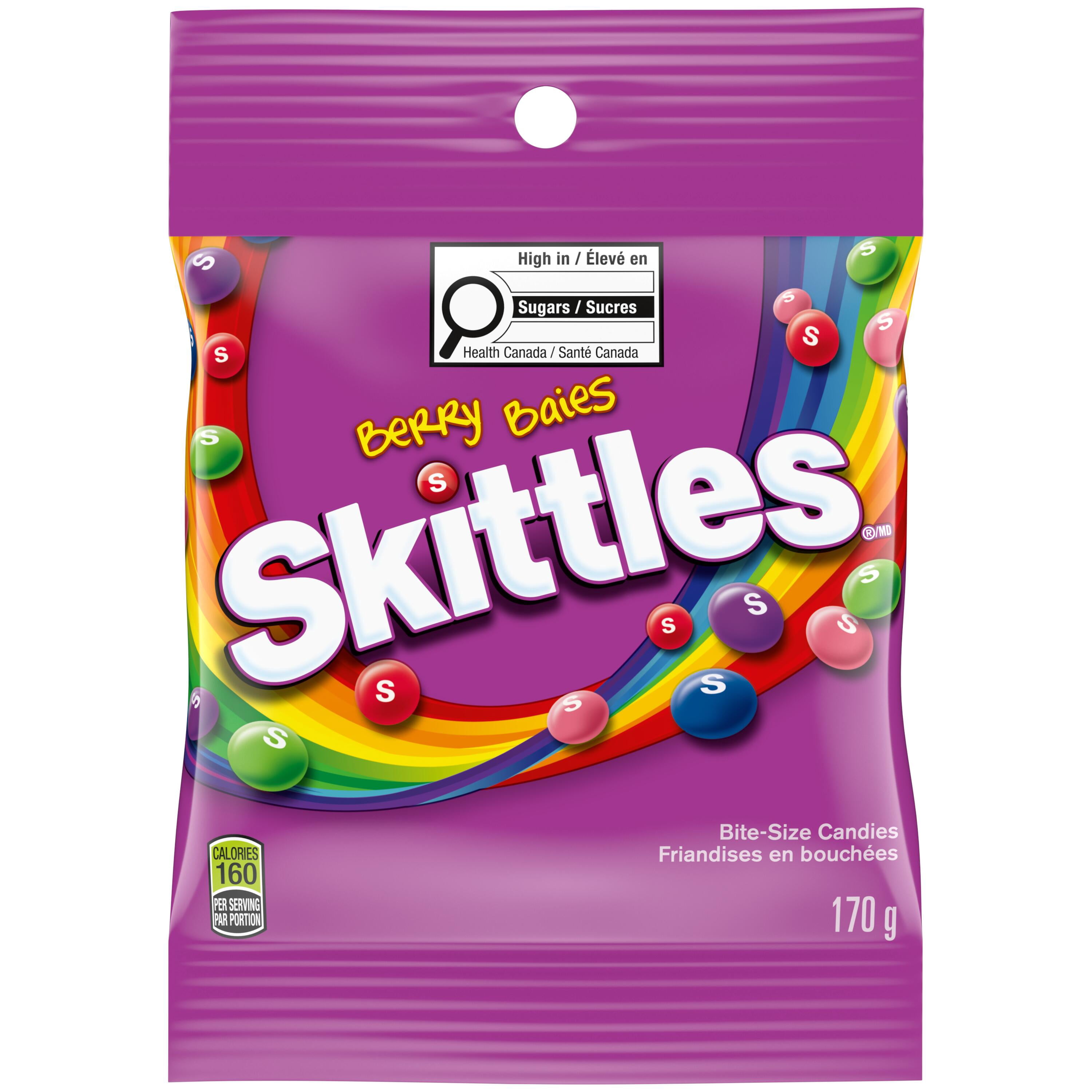 SKITTLES, Berry Explosion Chewy Candy, Sharing Bag, 170g
