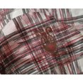 thumbnail image 4 of oneOone Silk Tabby Fabric Swirl & Check Ikat Print Fabric By Yard 42 Inch Wide, 4 of 4