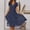 Navy, variant on zanvin summer dress for women Holiday Item, Fashion Women Summer V-Neck Bandage Dot Print Casual Short Sleeve Dresses ,gifts for girls,Black