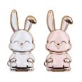 thumbnail image 1 of Chmadoxn Car Phone Holder,Phone Stand 2PC Foldable Bunny Phone Bracket Mobile Phone Desktop Cute Card Ventilated Student Gift Suitable For Flat Panel Live Broadcast Diving circle, 1 of 3