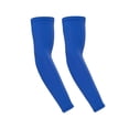 thumbnail image 2 of Cycling Arm Sleeve Portable Reusable Colorful Breathable Exercising Mountaineering Basketball Football Mountaineering Sleeves Protector Accessories Blue M, 2 of 9