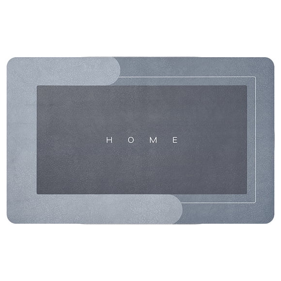 Iumwxz area rug Super Absorbent Floor Mat,Bathroom Absorbent And Quick-Drying Carpet Floor Mats Door Bathroom Non-Slip Floor Mats mat carpet rugs for living room Blue pvc My Order