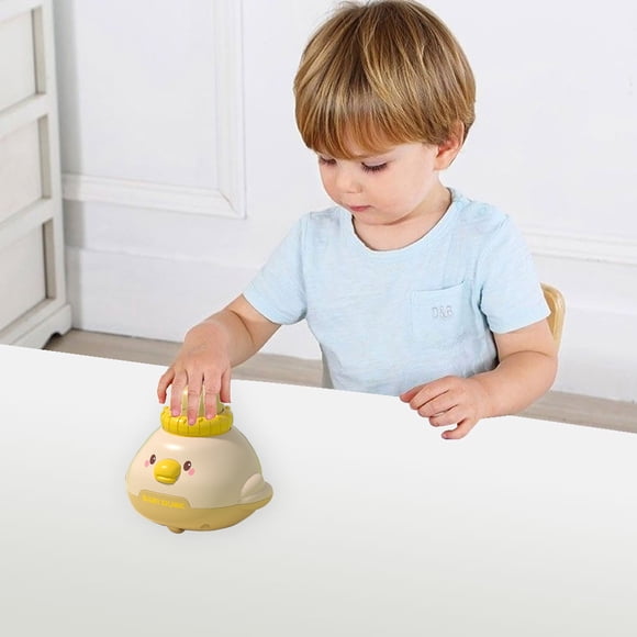 Hxlamzoo Jouets pour Enfants Adorable Jouet Poussin à Pousser pour Bébés Encourage le Rampement et les Habiletés Motrices avec des Animaux Mignons Jouet pour Bébé Léger et Portable Jouets Liquidation