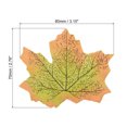 thumbnail image 2 of Unique Bargains Artificial Leaves Fall Maple Autumn Fake Leaf Decoration, Green 500 Pack, 2 of 5