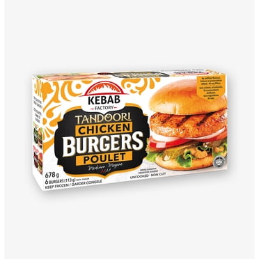 Kebab Factory - Tandoori Chicken Burgers, KF Tandoori Chicken Burgers