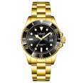 thumbnail image 4 of Mens Waterproof Quartz Watch With Black White Gold Color Variants And Durable Case, 4 of 11
