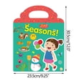 thumbnail image 2 of HOARBOEG Children's Toys Puzzle Toys Christmas Gifts Children's Stickers Activity Books Children's Guide Stickers Kids Learning Educational Toy Sticker, 2 of 5