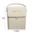 thumbnail image 4 of Compost For Counter Top Or Under Hanging Small Kitchen Trash Can With Lid Wall Mounted Waste Basket Garbage Can For Bathroom, 4 of 8