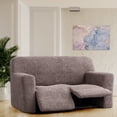 thumbnail image 3 of CHOK 2024 Housse pour Causeuse Inclinable - Gris Pâle Uni - Housse pour Fauteuil Inclinable 2 Places, 3 of 8