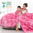 thumbnail image 4 of obinsm Warm Blanket Pink Soft Fleece Blankets Throw Blankets for Bed, 4 of 4