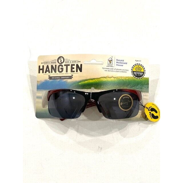 Hangten Lunettes de Soleil pour Enfants UV400 Incassables à Lentille PC Rouges ( 3 Ans + )