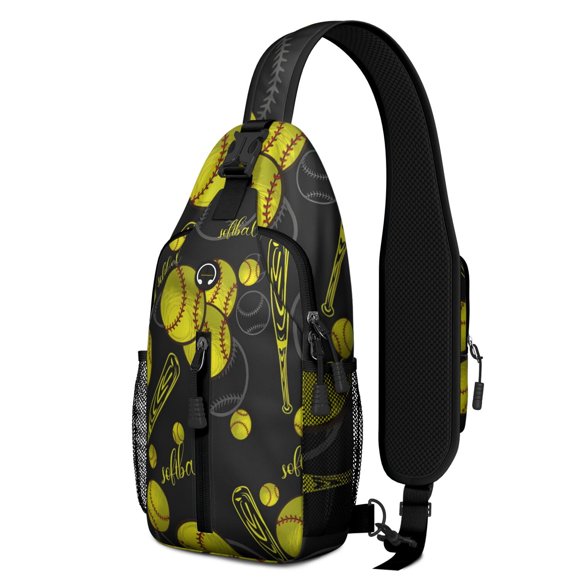 Sac à Dos à Bandoulière de Sport pour Femmes, Sac de Jour Bandoulière pour Hommes Soccer Soccer Baseball, Sac de Jeu Athlétique Léger