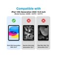 thumbnail image 2 of [2 Pack] Tempered Screen Protector For iPad 10.9 10th Generation 2022 Model A2696 A2757 A2777 Tempered Glass Film Protector, Face ID & Apple Pencil & Case Compatible, 2 of 7