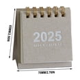 thumbnail image 3 of Mini Calendrier de Bureau 2025 Petit Calendrier de Bureau 2025 à Bascule Debout 2025 Mini Calendrier Décoration de Table Décoration Familiale Pratique Calendrier de Bureau, 3 of 6