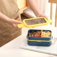 thumbnail image 1 of Insulated And Sealed Portable Compartmented Lunch Box For Students And Office Workers That Can Be Microwaved, 1 of 6