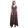 thumbnail image 1 of Bimba Robe Longue de Villégiature à Imprimé Floral pour Femmes à Cordon, Bretelles Spaghetti, Tenue de Plage - Très Petit, 1 of 1