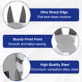 thumbnail image 4 of 2PCS 6 inch Diagonal Cutting Plier Cutters Wire Flush Cutter Ultra Sharp Powerful Side Cutter Clippers with Longer Flush Cutting Edge for Crafting  Floral  Electrical wire Cut Needs, 4 of 8
