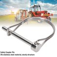 thumbnail image 4 of Trailer Coupler Pin, Stainless Steel Shaft Locking Pin Sturdy Trailer Hitch Security Lock Set Simple Fixing and Removal Multifunction Trailer Pin Locking Pin for Gardening Lawn, 4 of 7
