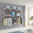 thumbnail image 4 of Patiojoy Wall Mounted Custom Closet Adjustable Hanging Storage Organizer Rack, 4 of 5