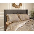 thumbnail image 3 of Linon Luxe Full/Queen Touffeté Wingback Rembourré Tête de Lit en Gris Anthracite, 3 of 5