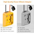 thumbnail image 4 of 2 Pack Power Wheels Adapter for Dewalt with Switch and Fuses, 12AWG Wire 20V Battery Conversion Kit with 6 PCS 30Amp Fuses for DCB200 DCB203 DCB205 DCB206 for DIY, Truck, Robotics and RC Toys, 4 of 7