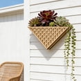 thumbnail image 4 of Dvumao Organizers and Storage, Creativness Triangular Wooden Wall Mounted Plants Stand And Shelving Unit Wooden Plants Stand For Home Decor, Mom Gifts, 4 of 6