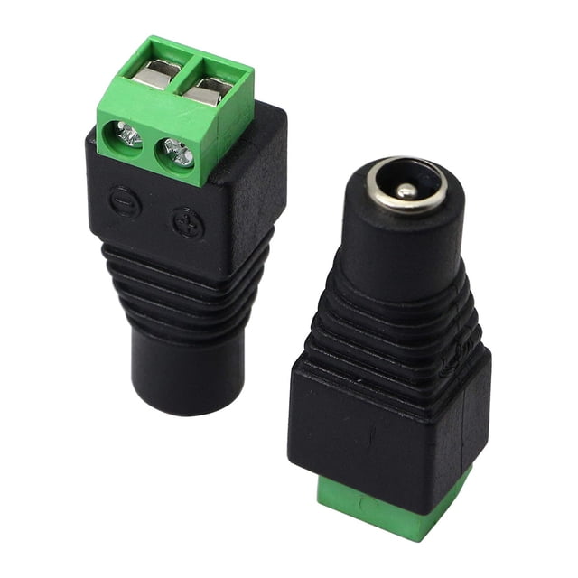 axGear Adaptateur de Prise d'Alimentation DC Connecteur Vis de Fixation 5.5 x 2.1