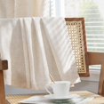 thumbnail image 4 of Curtainking Rideaux à Pattes Arrière 96 Pouces Beige Brut Rideaux Filtrant la Lumière Salon Chambre Draperies Poche pour Tringle Lin Rideaux Style Ferme Lot de 2, 4 of 7