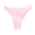 thumbnail image 5 of Maillot de Bain pour Femmes - Bas de Bikini pour Femmes, Bas de Maillot de Bain Côtelée Échancrée Taille Mi-Haute, Bas de Maillot de Bain, Bikini Femme, 5 of 5