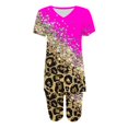 thumbnail image 3 of Ensembles pour Femmes Ensembles 2 Pcs Mode d'Été Décontractée pour Femmes Haut à Manches Courtes à Col en V Ensemble Short Tenues pour Femmes Ensembles 2 Pcs en Liquidation, 3 of 3