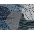 thumbnail image 5 of oneOone Rayon Midnight Blue Fabric Triangle Geometric Quilting Supplies Print Sewing Fabric By The Yard 56 Inch Wide, 5 of 5