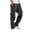 Black, variant on RKSTN Cargo Pants for Men Casual Multiple Pockets Outdoor Long Trousers Straight Type Fitness Solid Color Pants