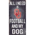 thumbnail image 1 of Fan Creations C0640 Université de Oklahoma Panneau Football et Mon Chien, 1 of 1