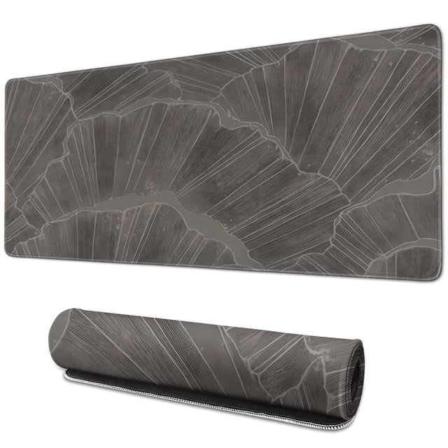 "Extended Gaming Mouse Pad (31.5x11.8 Inch) with Mountain Design: Stitched Edges, Stable Rubber Base | Perfect for Enhancing Gaming, Work Performance"