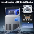thumbnail image 3 of Coolski Commercial Ice Maker, 200LBS/24H Ice Maker Machine with 35lbs Storage Capacity, 45 Ice Cubes in 12-15 Minutes, 3 of 8