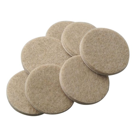 SoftTouch 2.5 cm Autoadhésives Coussinets en Feutre 60 Piéces Pack De Bonus
