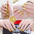 thumbnail image 2 of 18ml Metallic Nail Polish Half Mirror Effect Varnishes Metal Silver Long-Lasting Non-Peelable, 2 of 5
