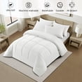 thumbnail image 4 of Swift Home Basic Down Alternative Comforter, All Season Hypoallergenic Cozy Comforter, Twin, White, 4 of 8
