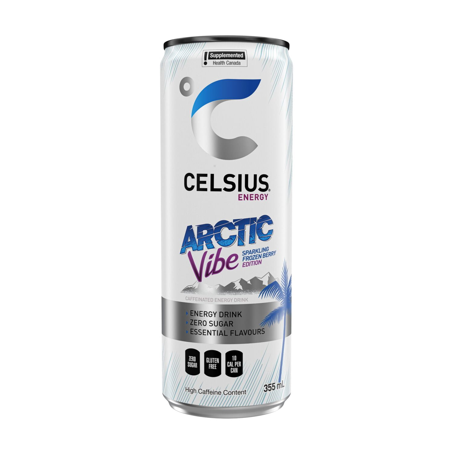 Celsius Boisson énergisante Arctic Vibe 4 x 355 ml Cannettes