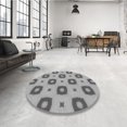 thumbnail image 4 of Ahgly Company Machine Washable Indoor Rectangle Transitional Smokey Gray Area Rugs, 5' x 8', 4 of 7