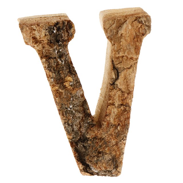 Abbracc Handcraved Wooden Letters Door Numbers Alphabet Letter Floating Adress Name V