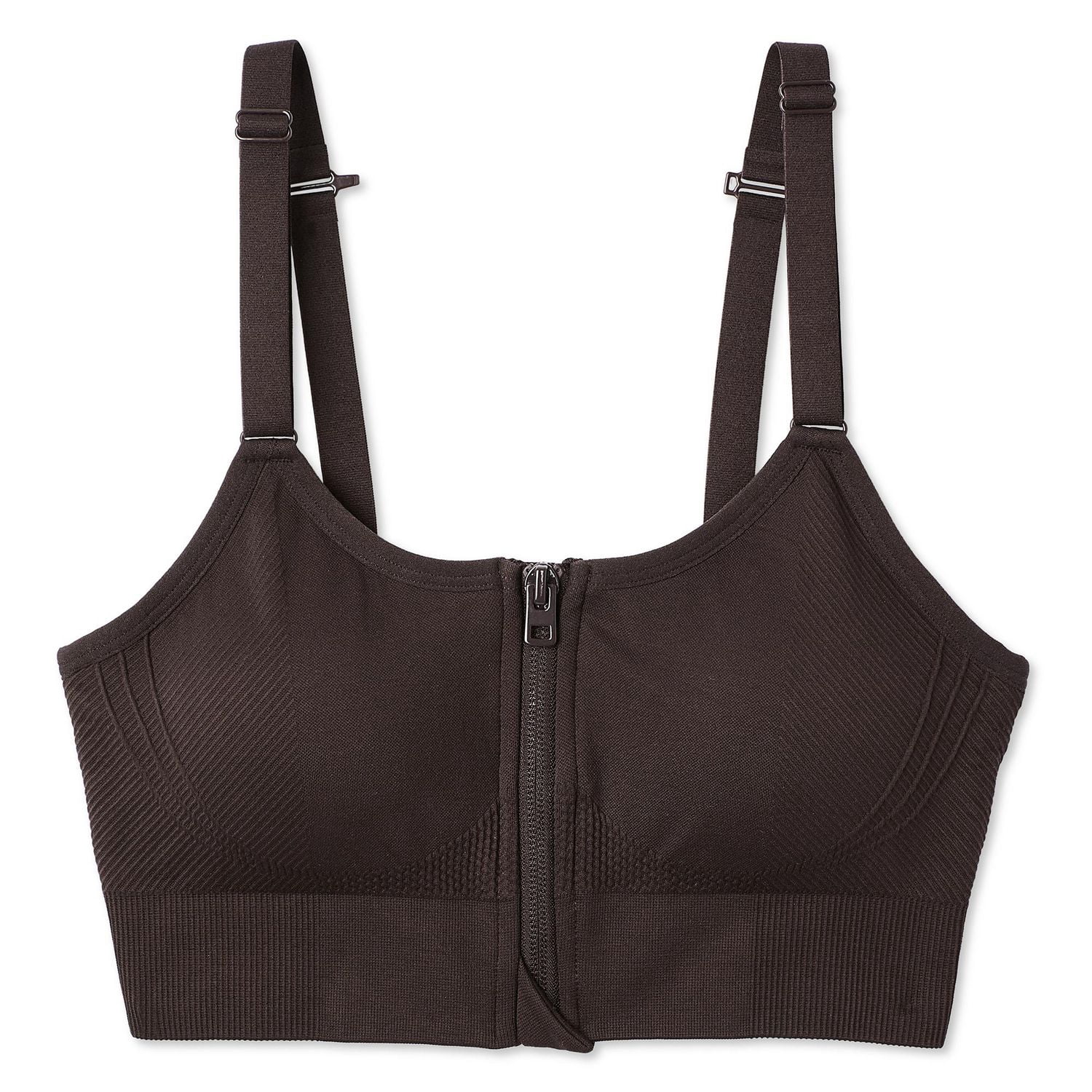 Athletic Works Women's Zipper Front Bra