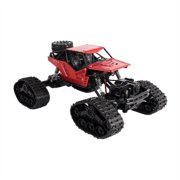 CJiaWei Alloy Climbing Mountain Four Wheel Drive Off Road Remote Control Vehicle Toy Tire Track Snowmobile Children's Remote Control Car