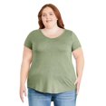 thumbnail image 1 of George Plus Women's V-Neckline Tee, 1 of 6